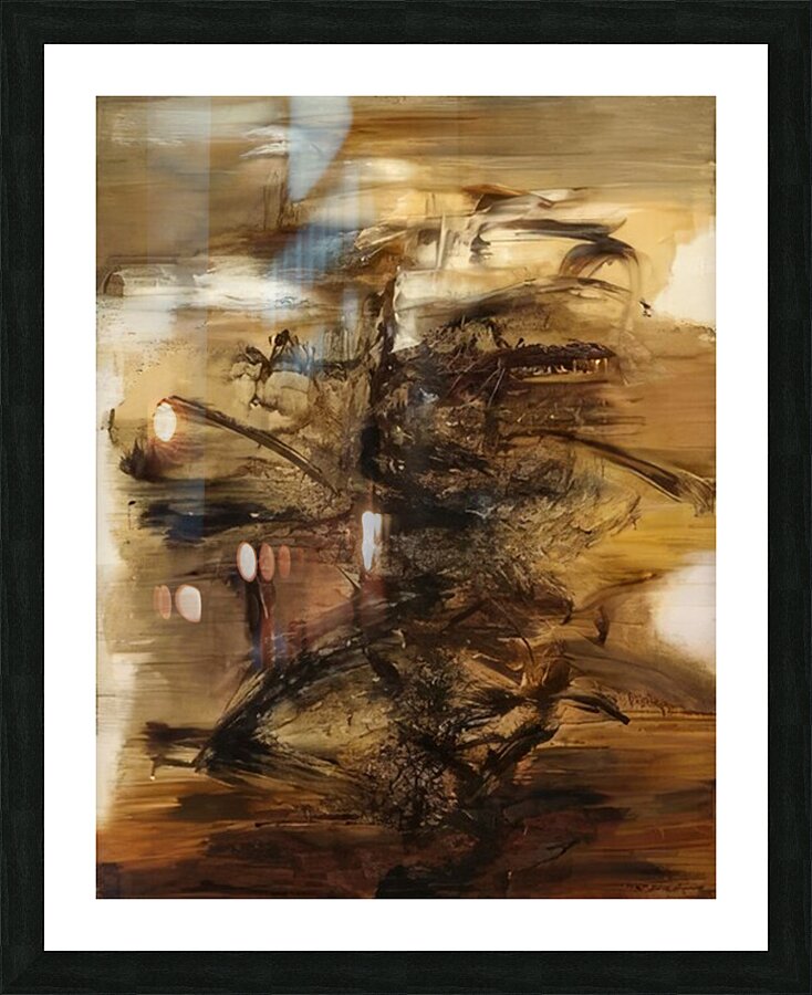 Zao Wo Ki 28 Picture Frame print