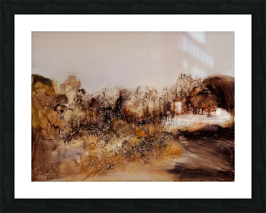 Zao Wo Ki 30 Picture Frame print