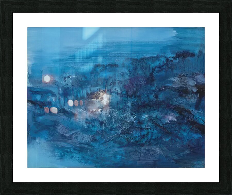 Zao Wo Ki 36 Picture Frame print