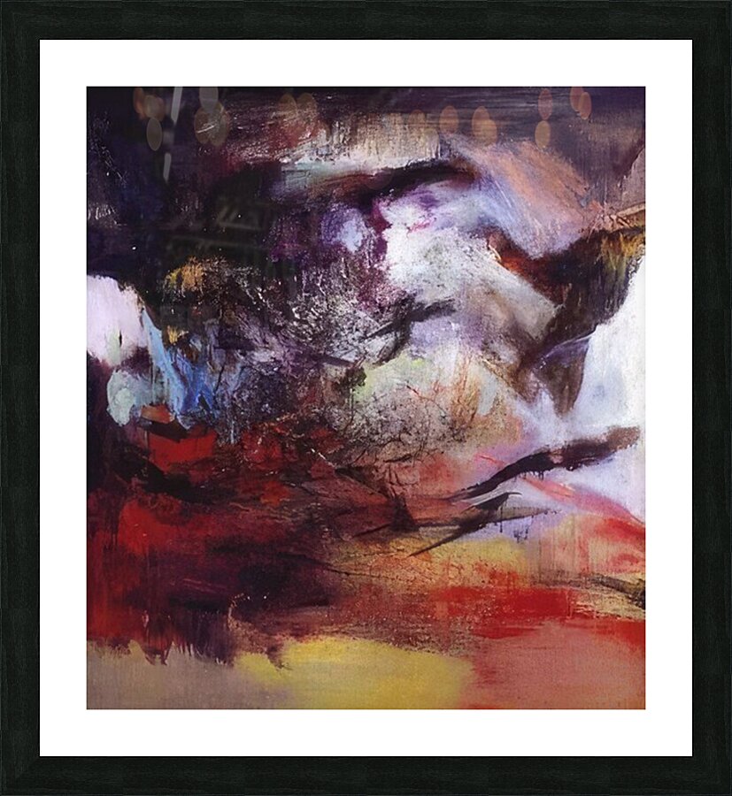 Zao Wo Ki 37 Picture Frame print