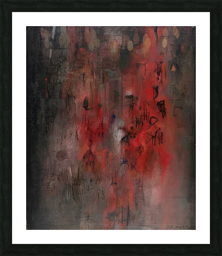 Zao Wo Ki 38 Picture Frame print