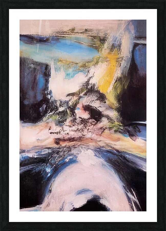 Zao Wo Ki 39 Picture Frame print