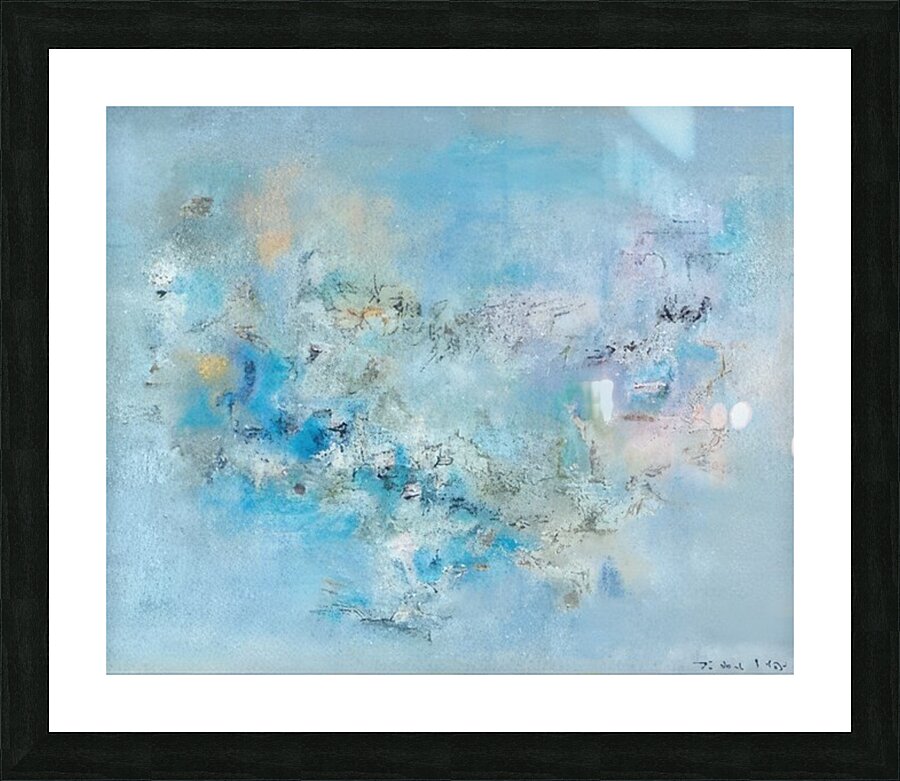 Zao Wo Ki 44 Picture Frame print