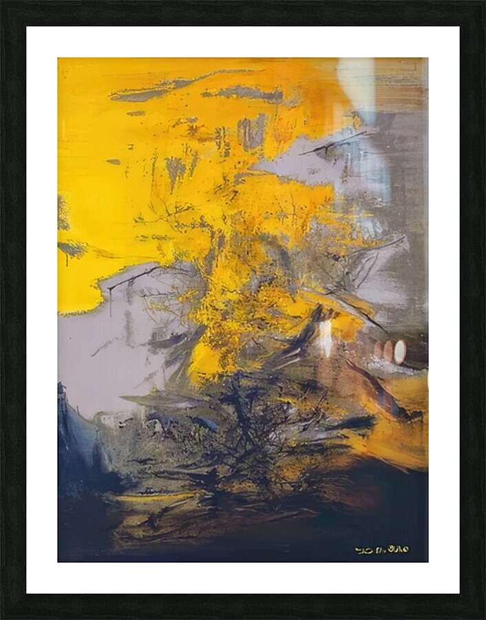 Zao Wo Ki 46 Picture Frame print