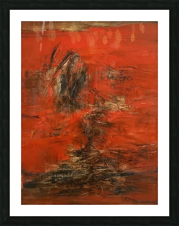 Zao Wo Ki 51 Picture Frame print