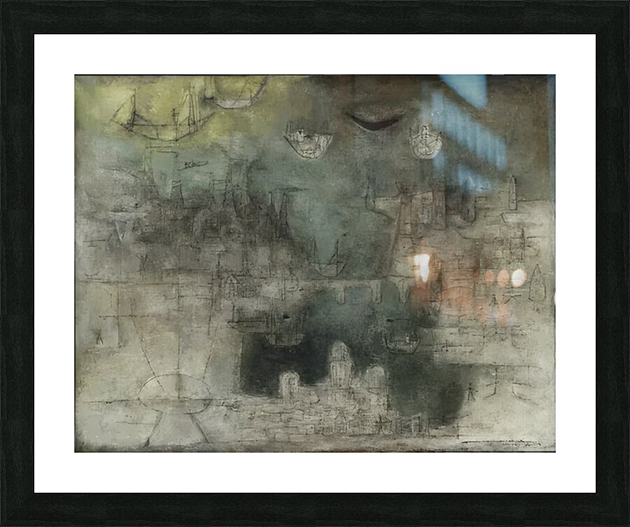 Zao Wo Ki 59 Picture Frame print