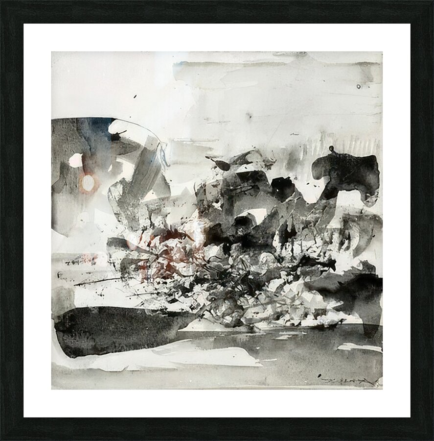 Zao Wo Ki 63 Picture Frame print