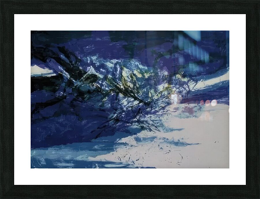 Zao Wo Ki 3 Picture Frame print