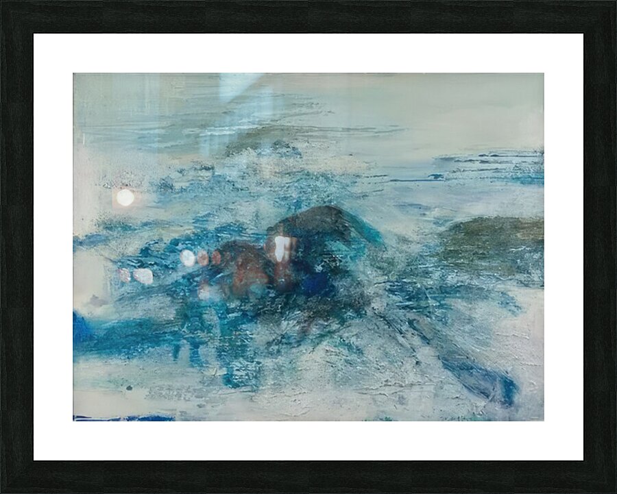 Zao Wo Ki 4 Picture Frame print