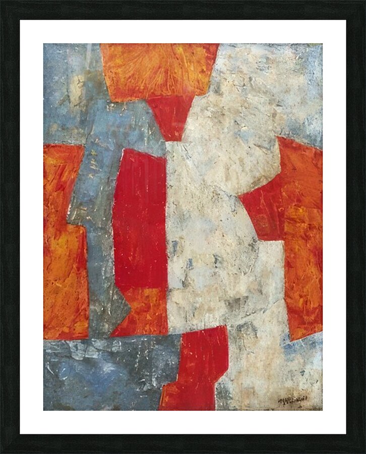 Serge Poliakoff 40 Impression et Cadre photo