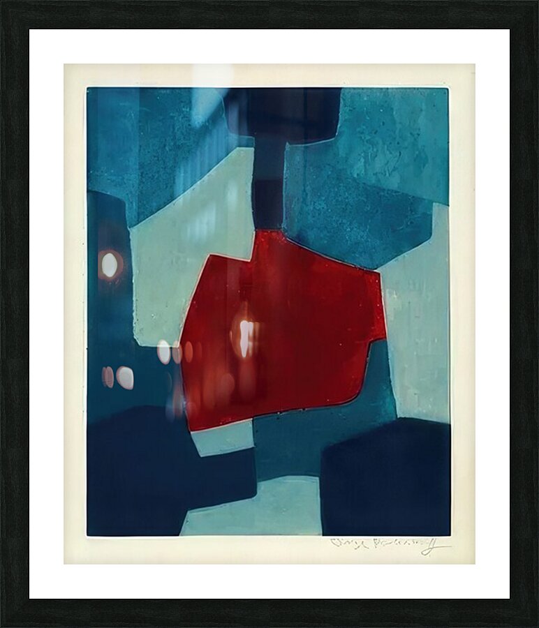 Serge Poliakoff 50 Picture Frame print