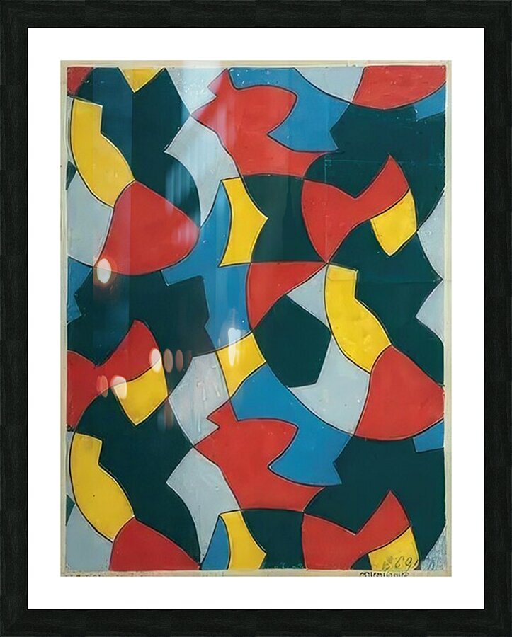 Serge Poliakoff 6 Picture Frame print