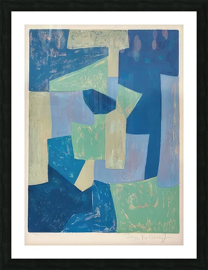 Serge Poliakoff 7 Picture Frame print