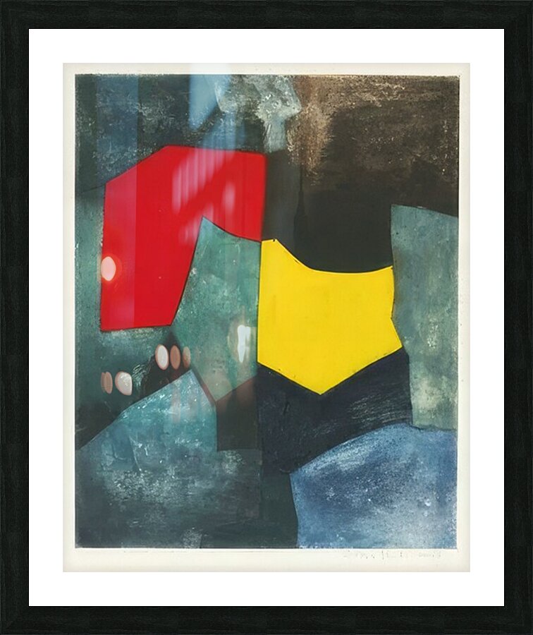 Serge Poliakoff 9 Picture Frame print