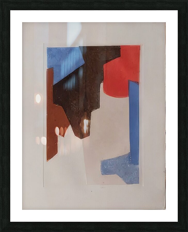 Serge Poliakoff 12 Picture Frame print