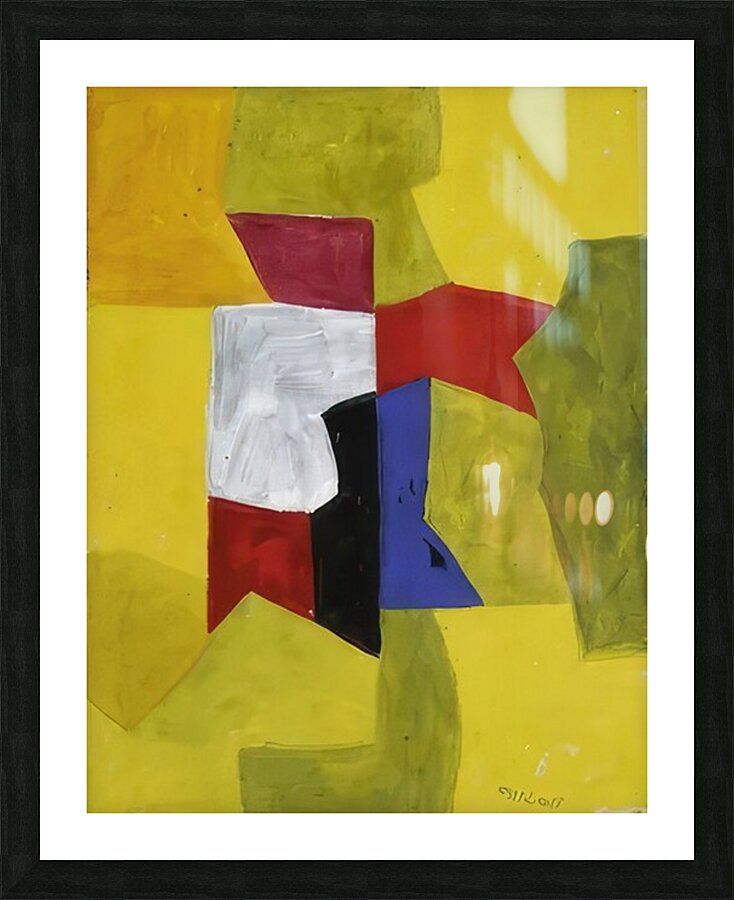 Serge Poliakoff 13 Picture Frame print