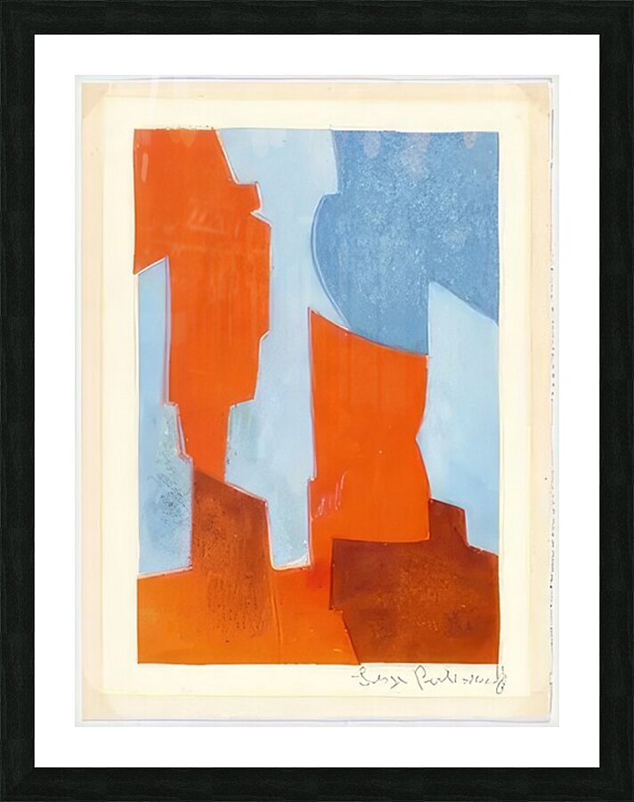 Serge Poliakoff 14 Picture Frame print