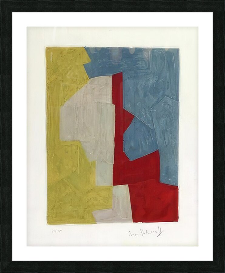 Serge Poliakoff 25 Picture Frame print