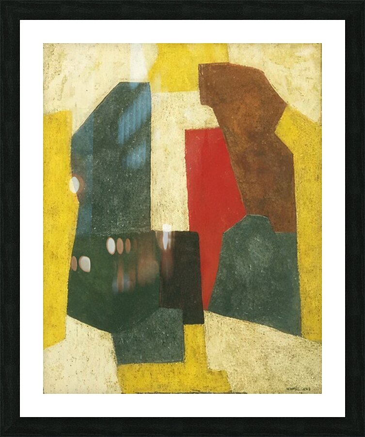 Serge Poliakoff 41 Impression et Cadre photo