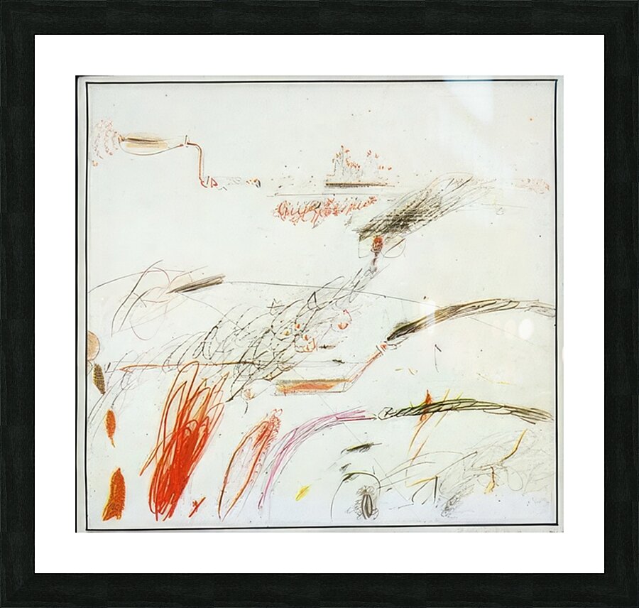 Art by Cy Twombly 4 Picture Frame print