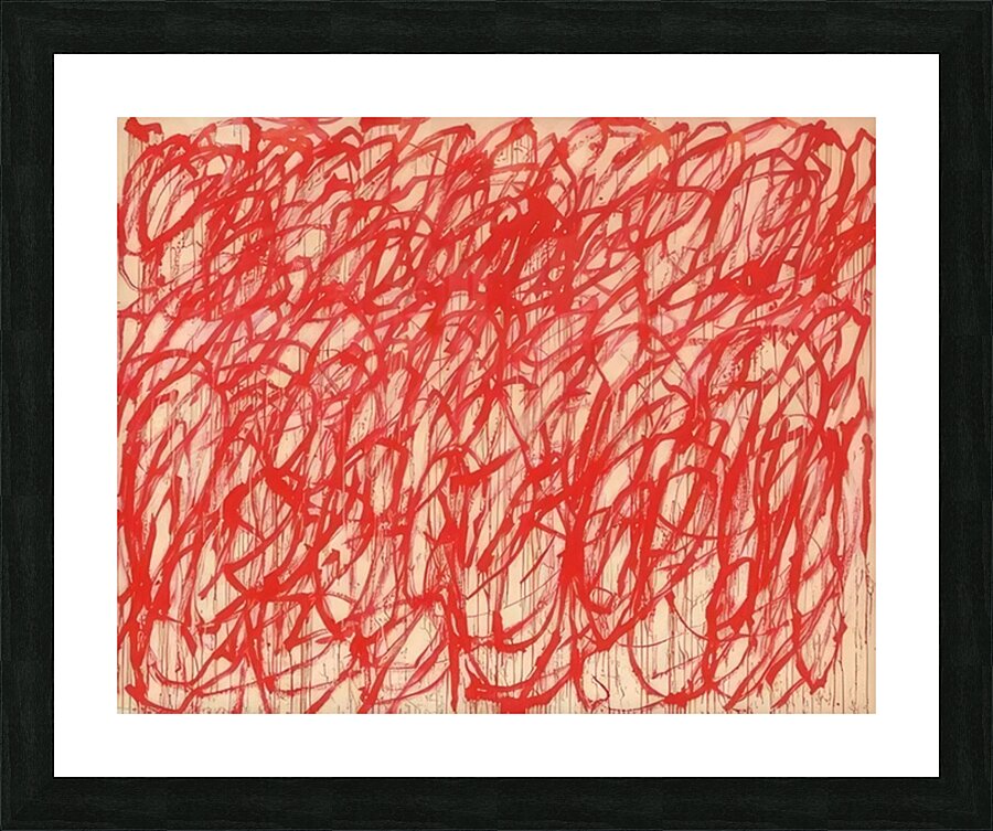 Art by Cy Twombly 5 Picture Frame print