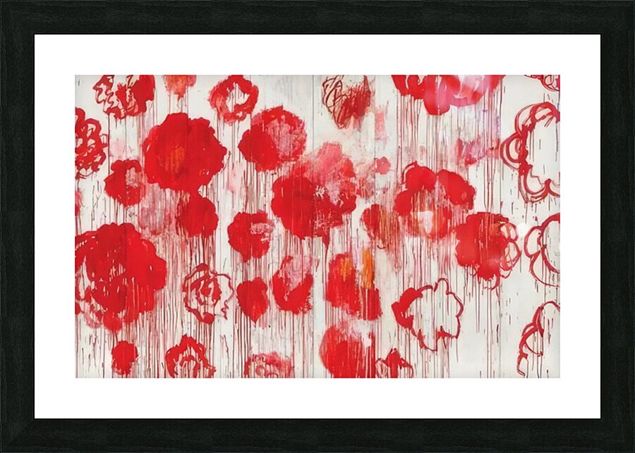 Art by Cy Twombly 8 Picture Frame print