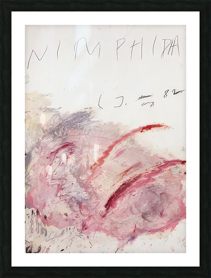 Art by Cy Twombly 9 Picture Frame print
