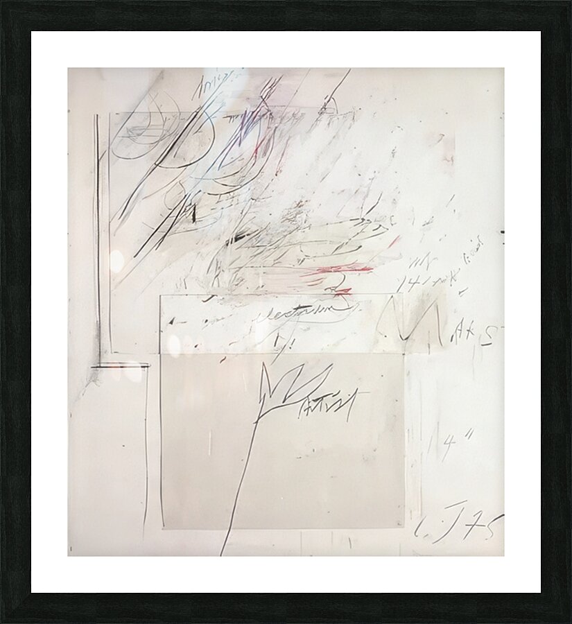 Art by Cy Twombly 15 Picture Frame print