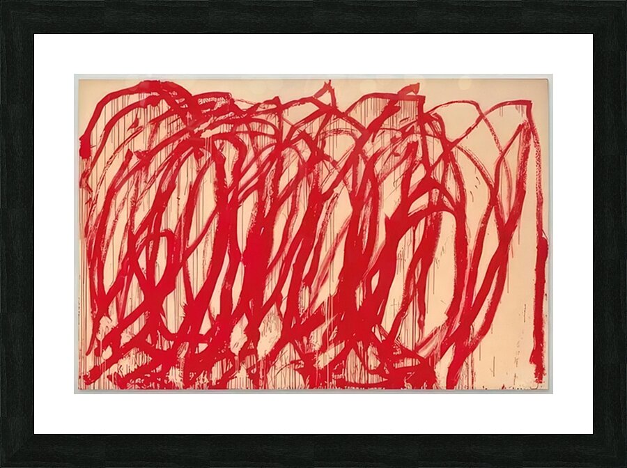 Art by Cy Twombly 29 Picture Frame print