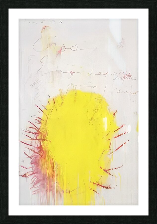 Art by Cy Twombly 35 Picture Frame print