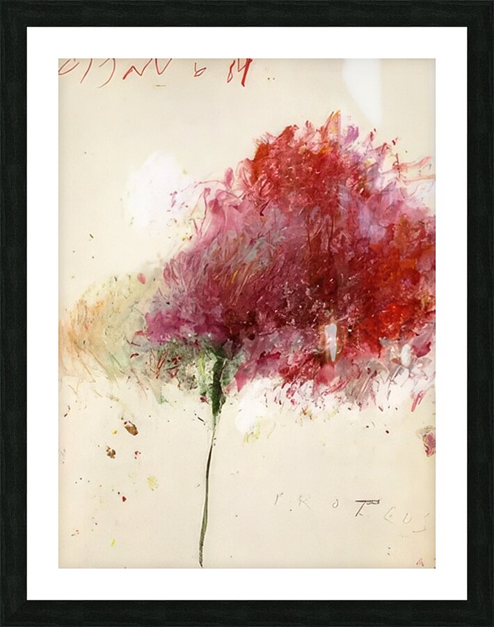 Art by Cy Twombly 36 Picture Frame print