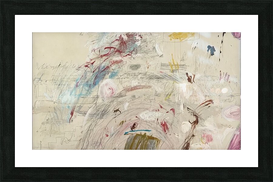 Art by Cy Twombly 37 Picture Frame print