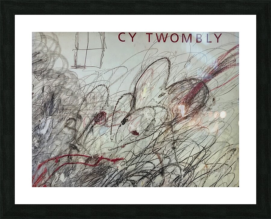 Art by Cy Twombly 38 Picture Frame print