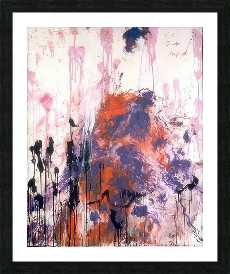 Art by Cy Twombly 48 Picture Frame print