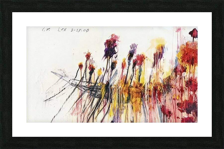 Art by Cy Twombly 58 Picture Frame print