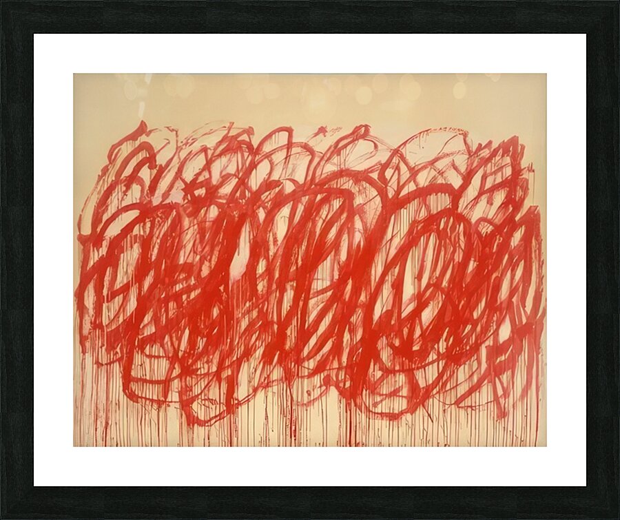 Art by Cy Twombly 60 Picture Frame print