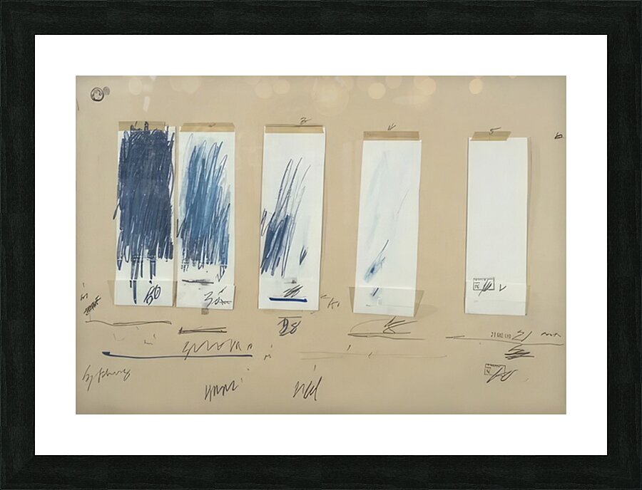 Art by Cy Twombly 3 Picture Frame print