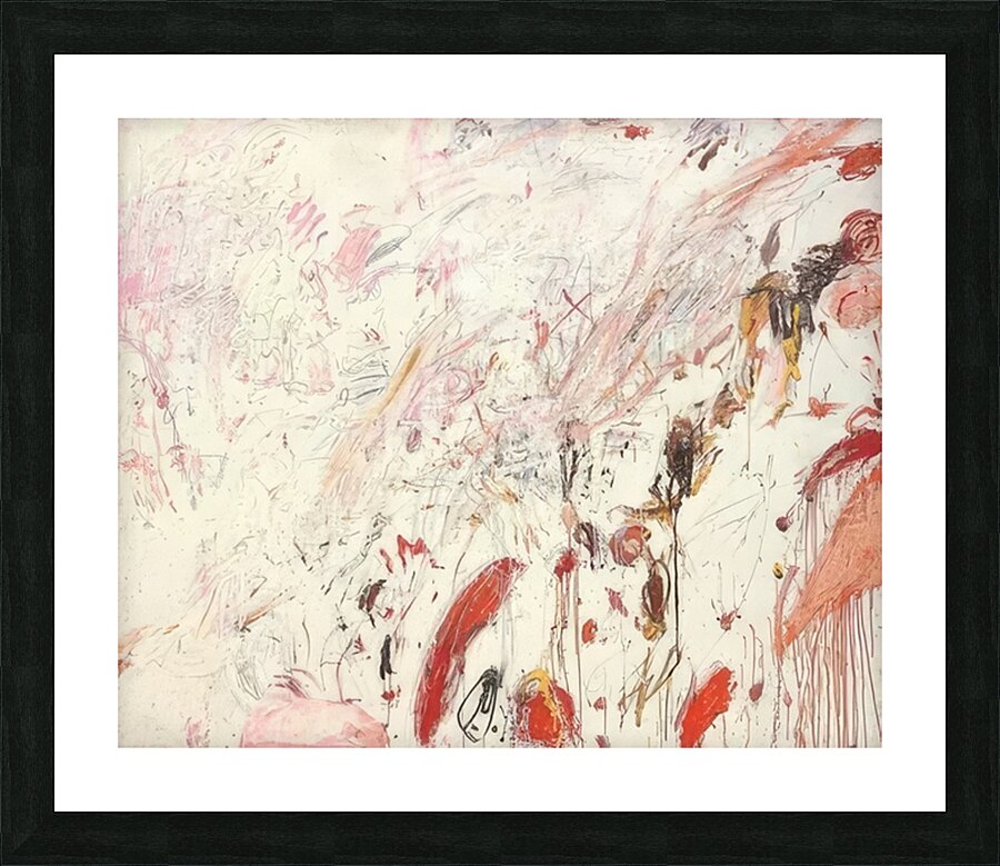 Art by Cy Twombly 4 Picture Frame print