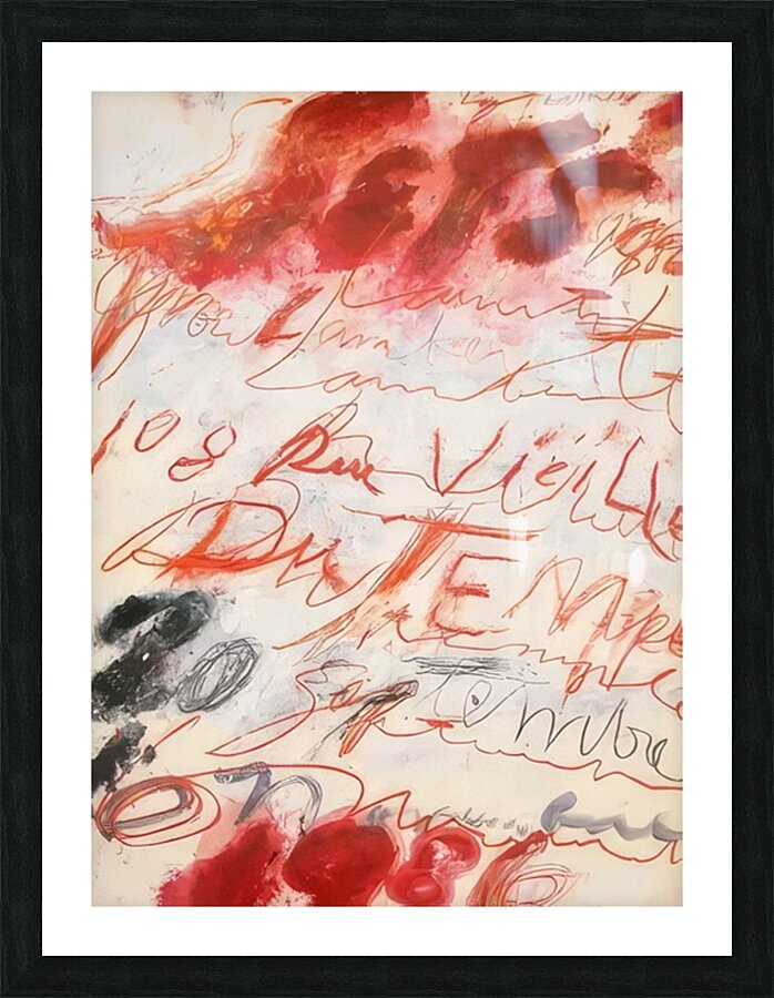 Art by Cy Twombly 14 Picture Frame print