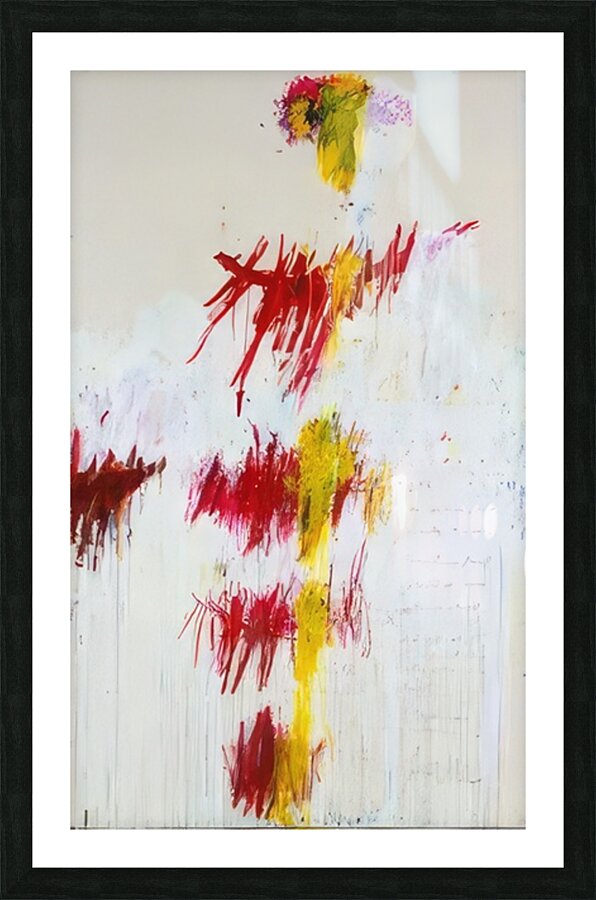 Art by Cy Twombly 15 Picture Frame print