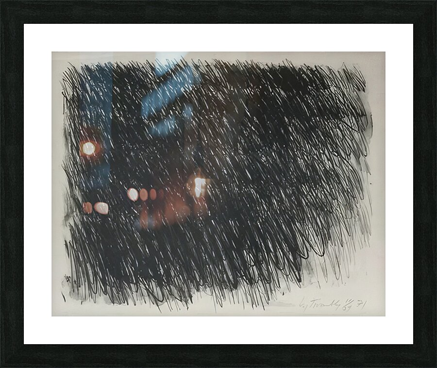 Art by Cy Twombly 18 Picture Frame print