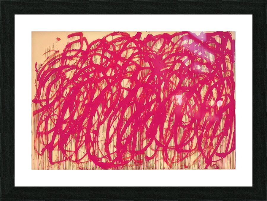 Art by Cy Twombly 28 Picture Frame print