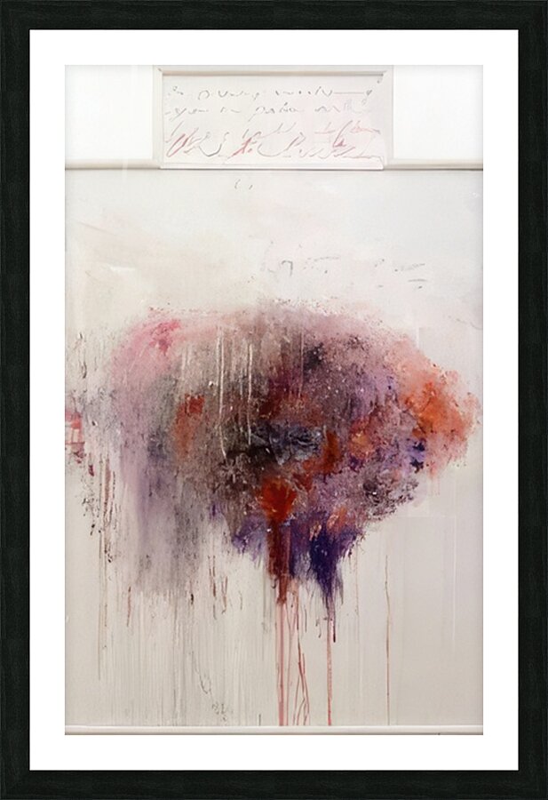 Art by Cy Twombly 33 Picture Frame print