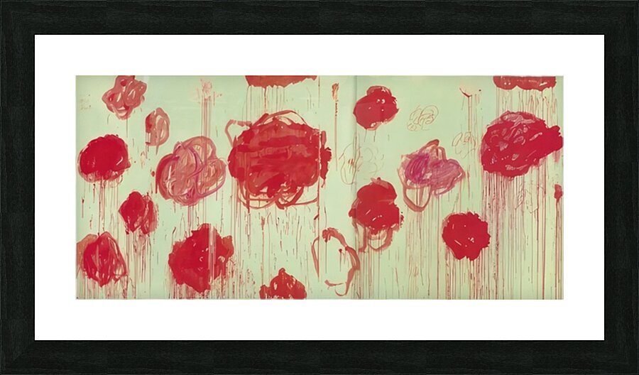 Art by Cy Twombly 37 Picture Frame print