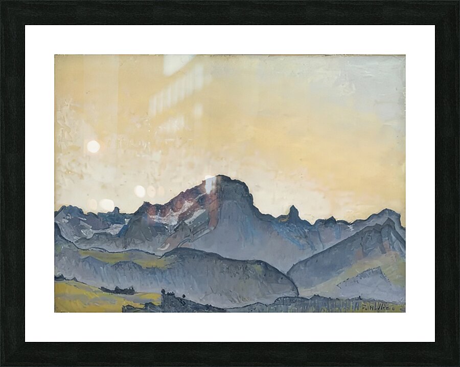 Art by Ferdinand Hodler  2 Picture Frame print