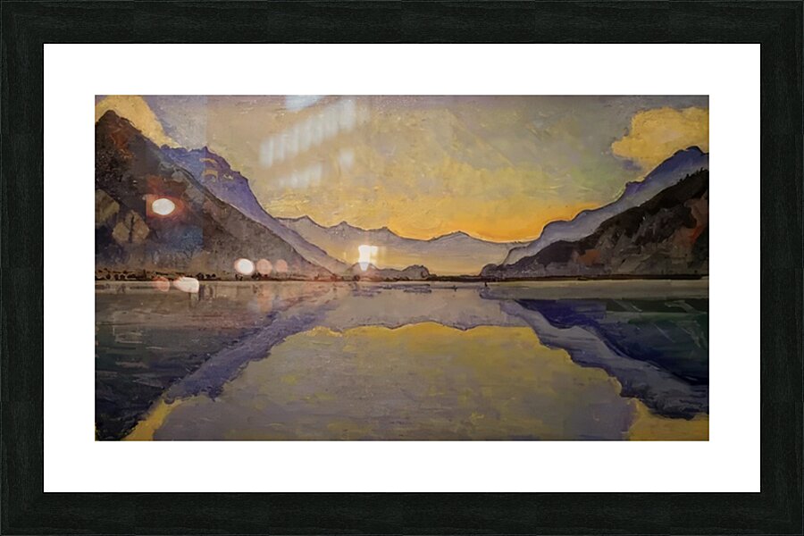 Art by Ferdinand Hodler  7 Picture Frame print