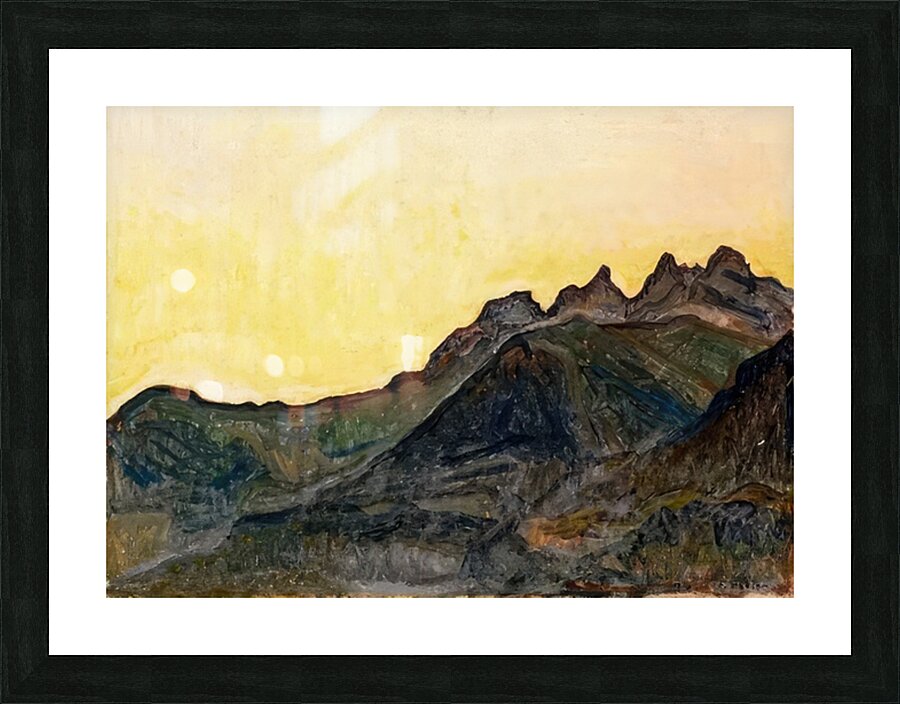 Art by Ferdinand Hodler  17 Picture Frame print