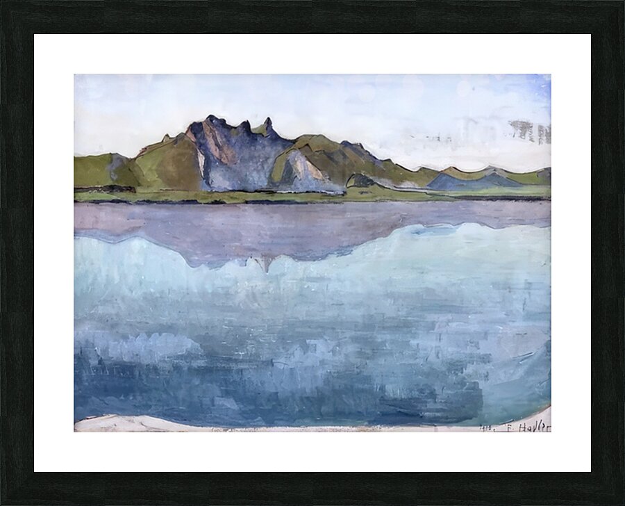 Art by Ferdinand Hodler  8 Picture Frame print