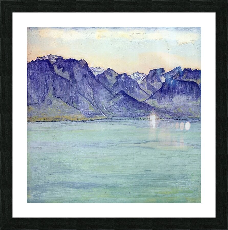 Art by Ferdinand Hodler  37 Picture Frame print