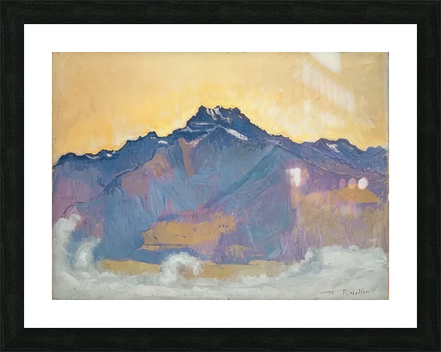 Art by Ferdinand Hodler  47 Picture Frame print